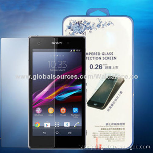 Tempered-glass Screen Protectors for SONY L39h. Bubble-free, Easy to Install